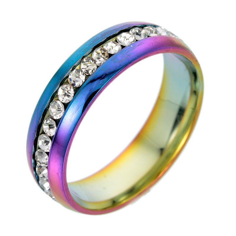 Wholesale Stainless Steel Diamond Ring